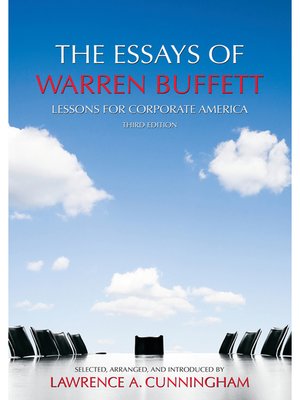 cover image of The Essays of Warren Buffett: Lessons for Corporate America